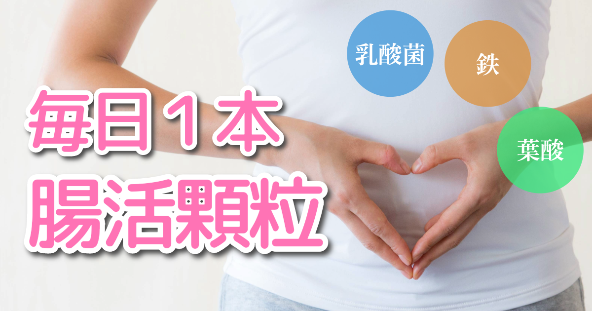 腸活顆粒 乳酸菌・鉄・葉酸配合